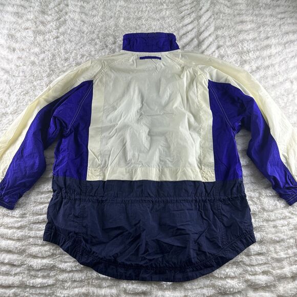 Nike‎ Vintage 90s Jacket Womens Medium Windbreaker Colorblock Full Zip - Picture 11 of 16